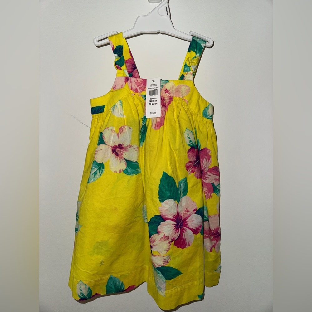 Floral Yellow Sundress - Picture 2 of 3